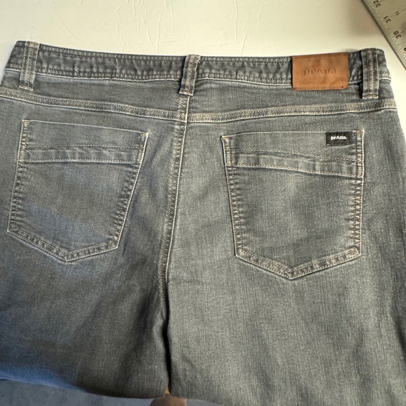 Prana Slim Fit Gray‎ Denim Jeans Comfort Stretch Casual Pants 38x32 - Picture 6 of 11